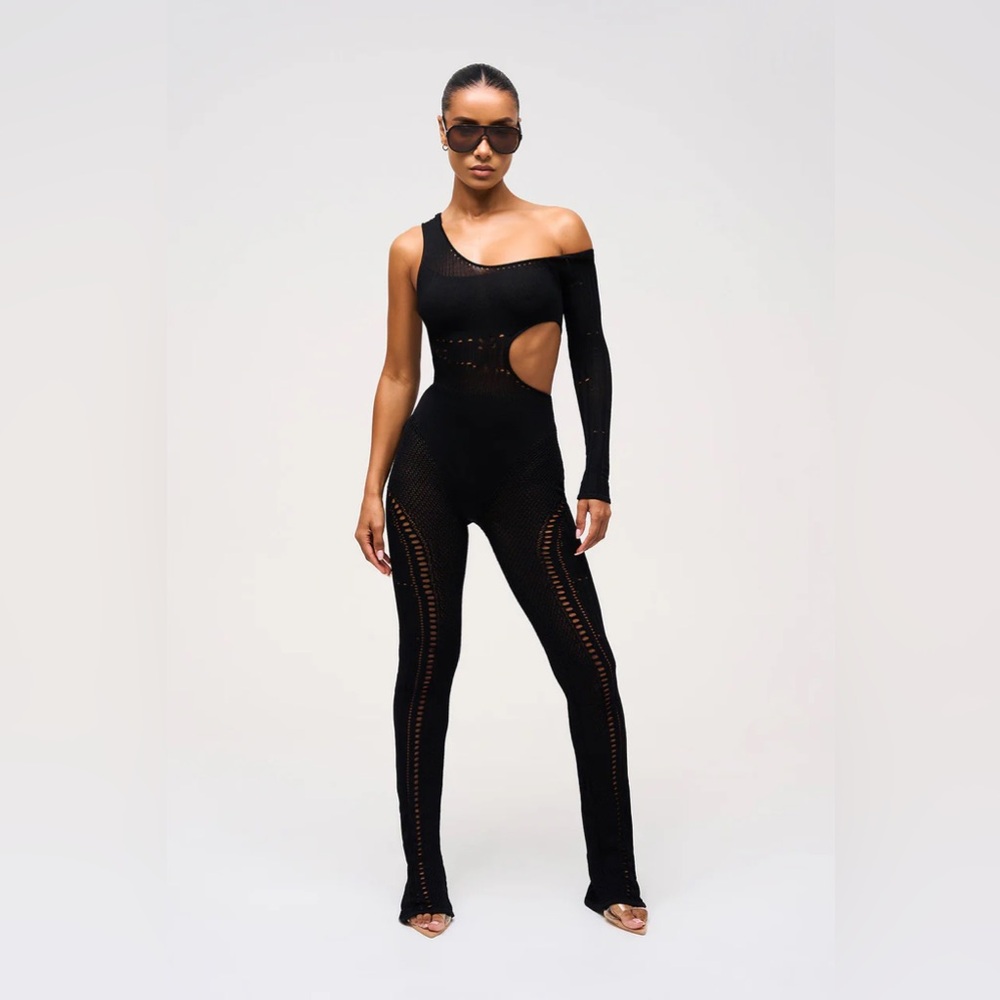 Black Murci Cut-out Jumpsuit
